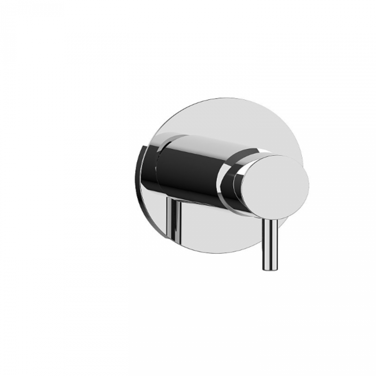 F.lli Frattini Pepe XL, Monocomando incasso per doccia, piastra in ABS