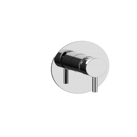 F.lli Frattini Pepe XL, Single-lever recessed shower, brass plate