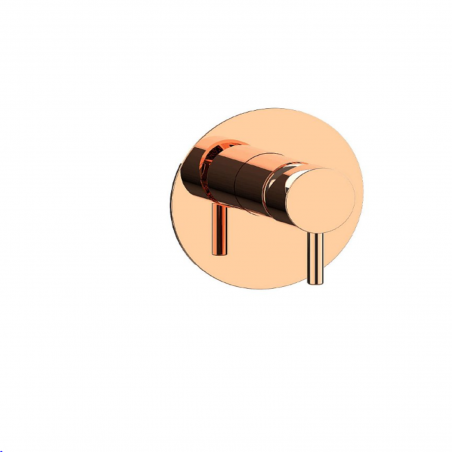 F.lli Frattini Pepe XL, Monocommande encastré douche, plaque en laiton