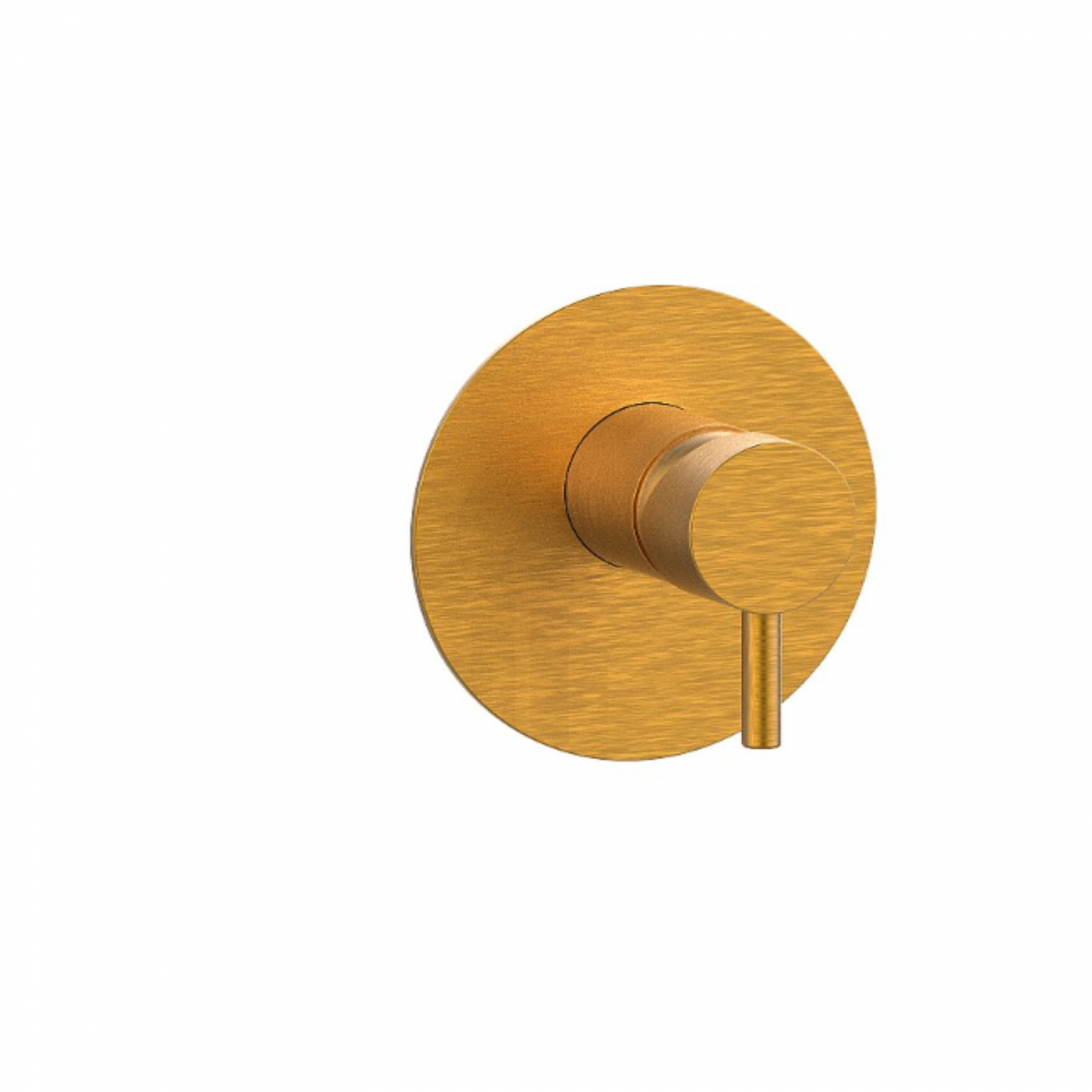 F.lli Frattini Pepe XL, Single-lever recessed shower, brass plate