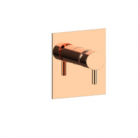 F.lli Frattini Pepe XL, Monocommande encastré pour douche, plaque en laiton