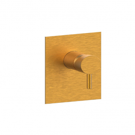 F.lli Frattini Pepe XL, Monocommande encastré pour douche, plaque en laiton