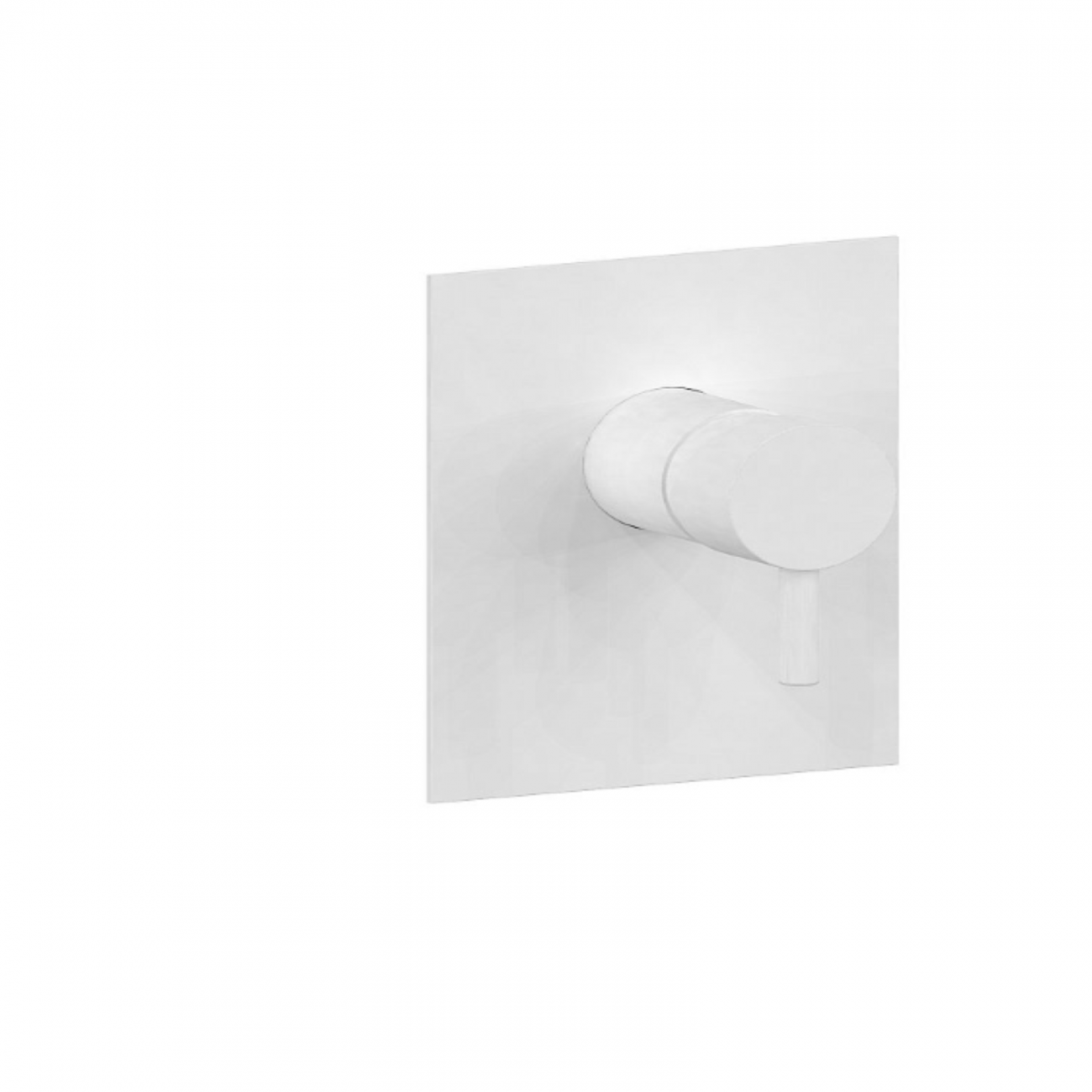 F.lli Frattini Pepe XL, Monocommande encastré pour douche, plaque en laiton