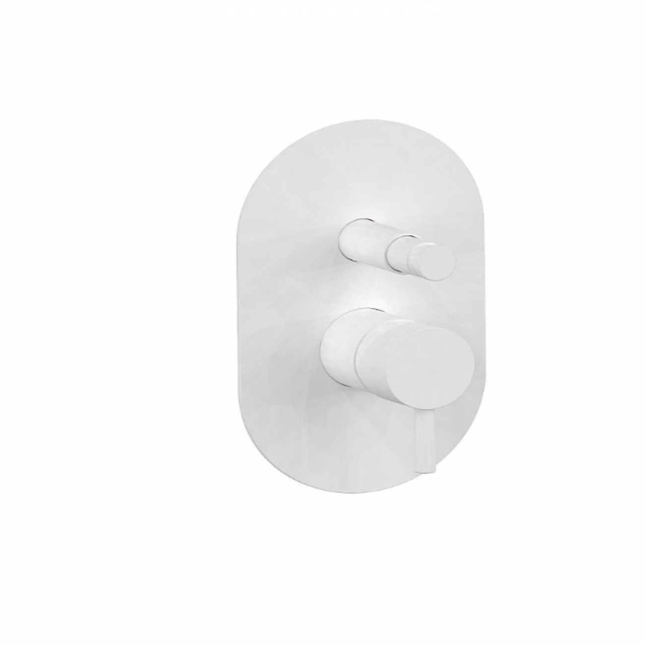 F.lli Frattini Pepe XL, Monocomando incasso con deviatore, piastra in ottone