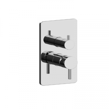 F.lli Frattini Pepe XL, Single-lever recessed 2-way, ABS plate