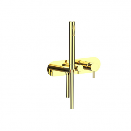 F.lli Frattini Pepe XL, Single-lever recessed 2-way, with fixed shower at rest