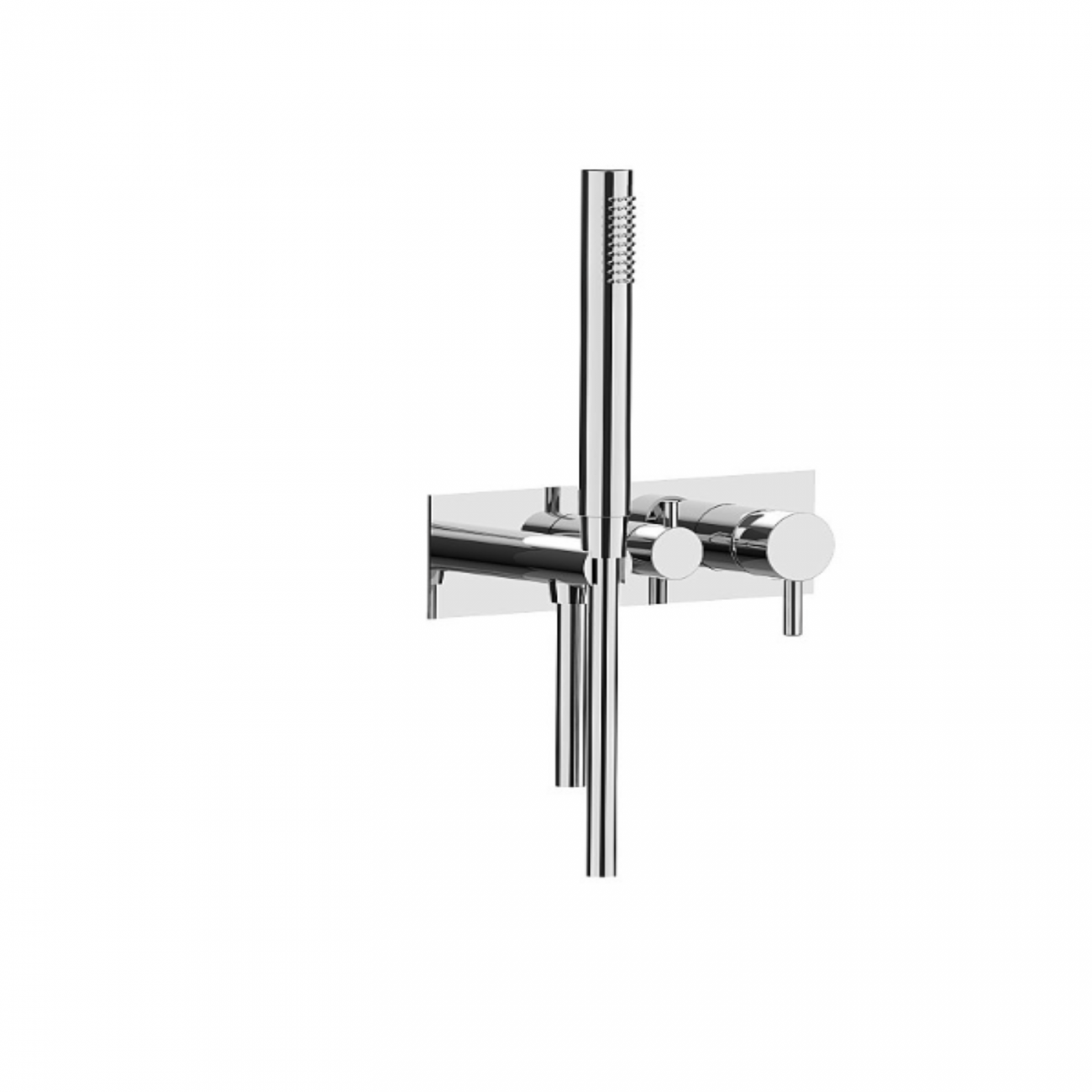 F.lli Frattini Pepe XL, Monocomando incasso a 2 vie, doccia fissa a riposo