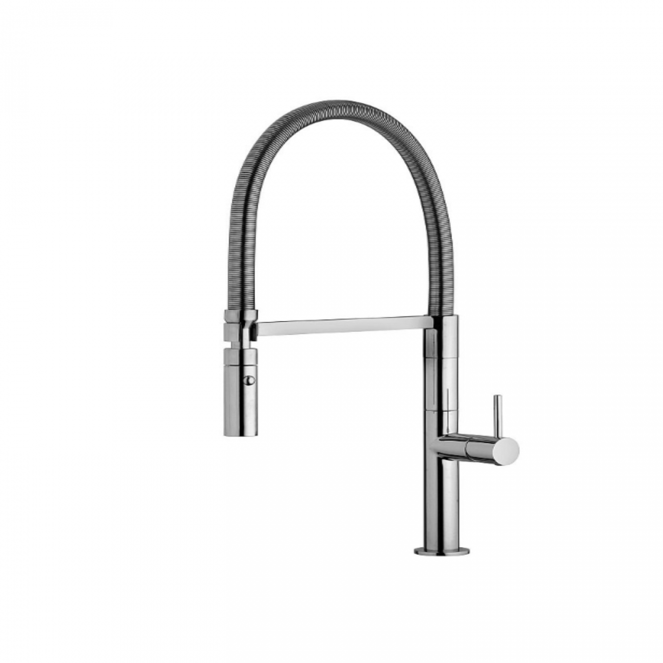 F.lli Frattini Pepe XL, Single-lever sink mixer with spring and 2-jet shower