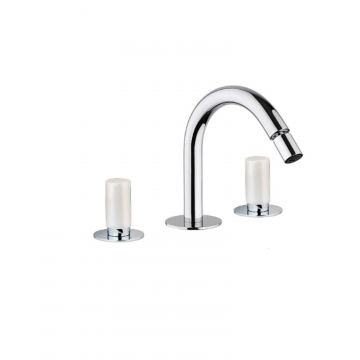 F.lli Frattini Pepe M Style, Bidet battery with fixed high mouth without drain