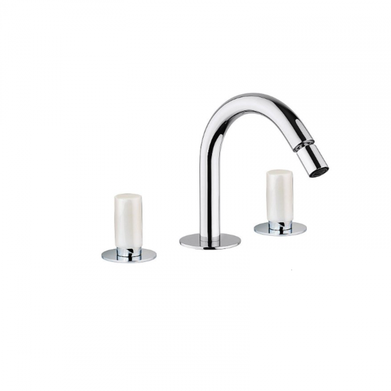 F.lli Frattini Pepe M Style, Bidet battery with fixed high mouth without drain