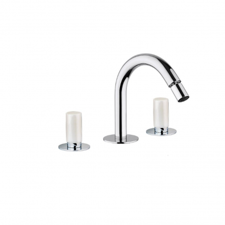 F.lli Frattini Pepe M Style, Bidet battery with fixed high mouth without drain