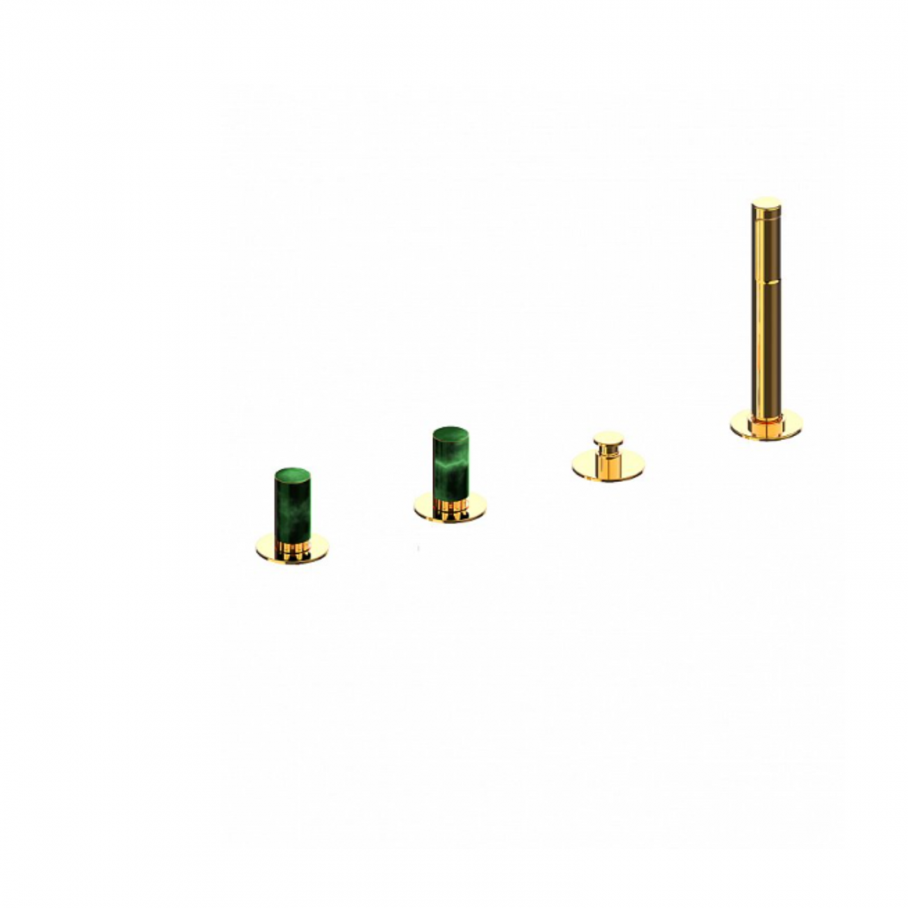 F.lli Frattini Pepe M Style, Batterie pour bord de baignoire