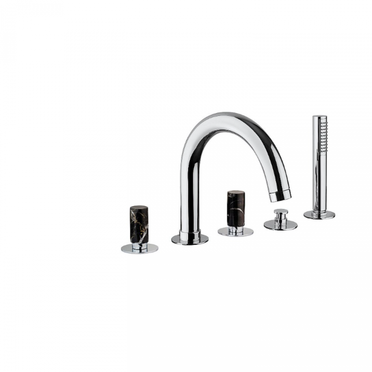 F.lli Frattini Pepe M Style, Battery for tub edge with mouth