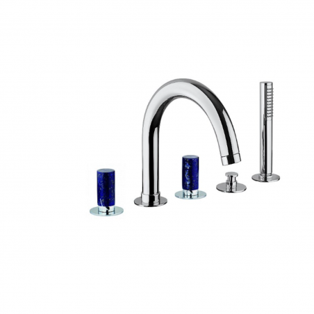 F.lli Frattini Pepe M Style, Battery for tub edge with mouth