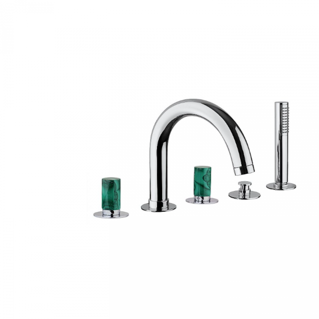 F.lli Frattini Pepe M Style, Battery for tub edge with mouth