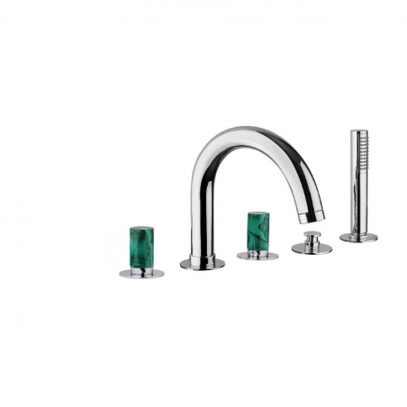 F.lli Frattini Pepe M Style, Battery for tub edge with mouth