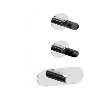 F.lli Frattini Pepe M Style,  Built-in 2-way thermostatic shower mixer