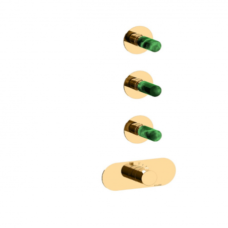 F.lli Frattini Pepe M Style, Built-in thermostatic shower mixer 3 ways