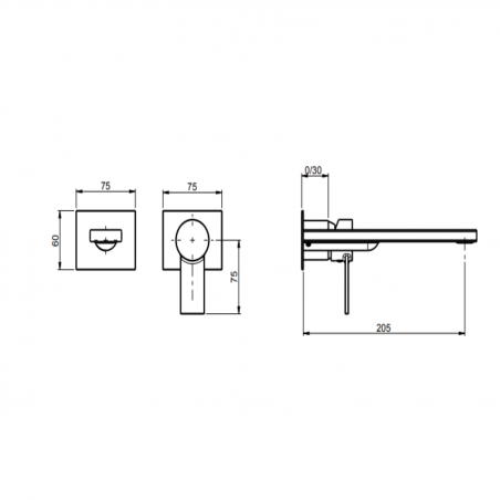 F.lli Frattini Gaia, Batteria lavabo a parete