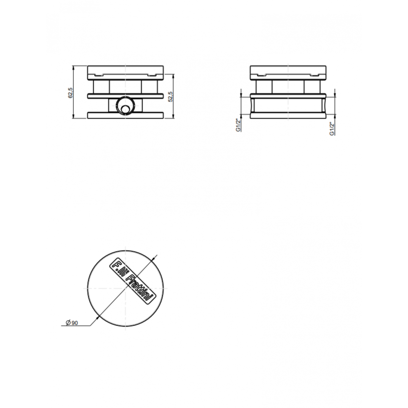 F.lli Frattini Gaia, Monocomando lavabo a pavimento