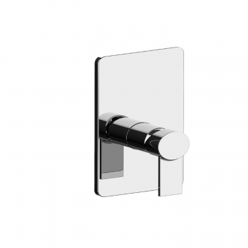 F.lli Frattini Gaia, Single lever recessed 1 way, ABS plate