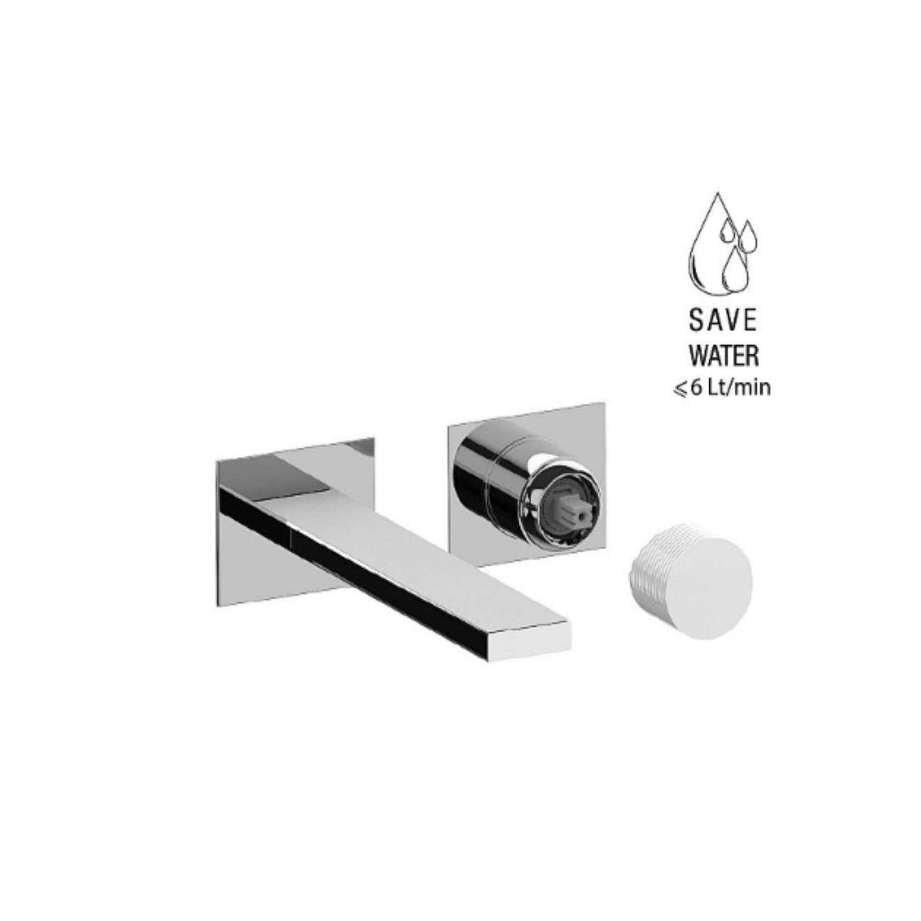 F.lli Frattini Gaia S, Batteria lavabo a parete senza scarico