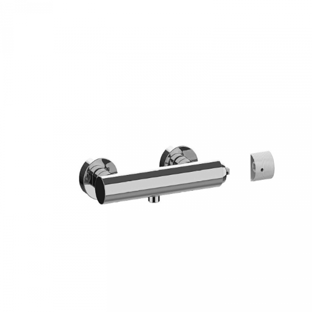 F.lli Frattini Gaia S, External single-lever shower mixer with 1/2 lower connection