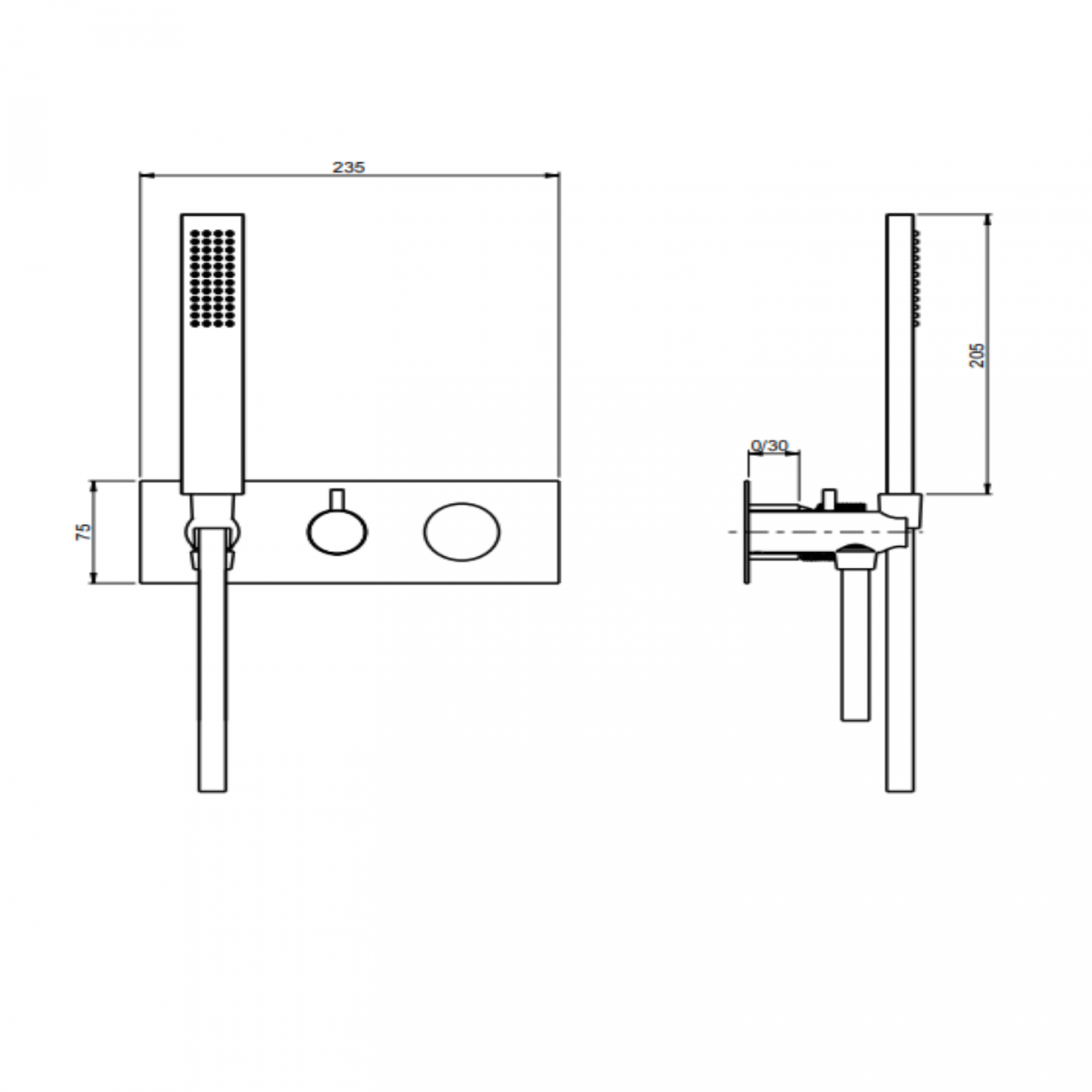 F.lli Frattini Gaia S, Monocomando incasso con deviatore a 2 vie