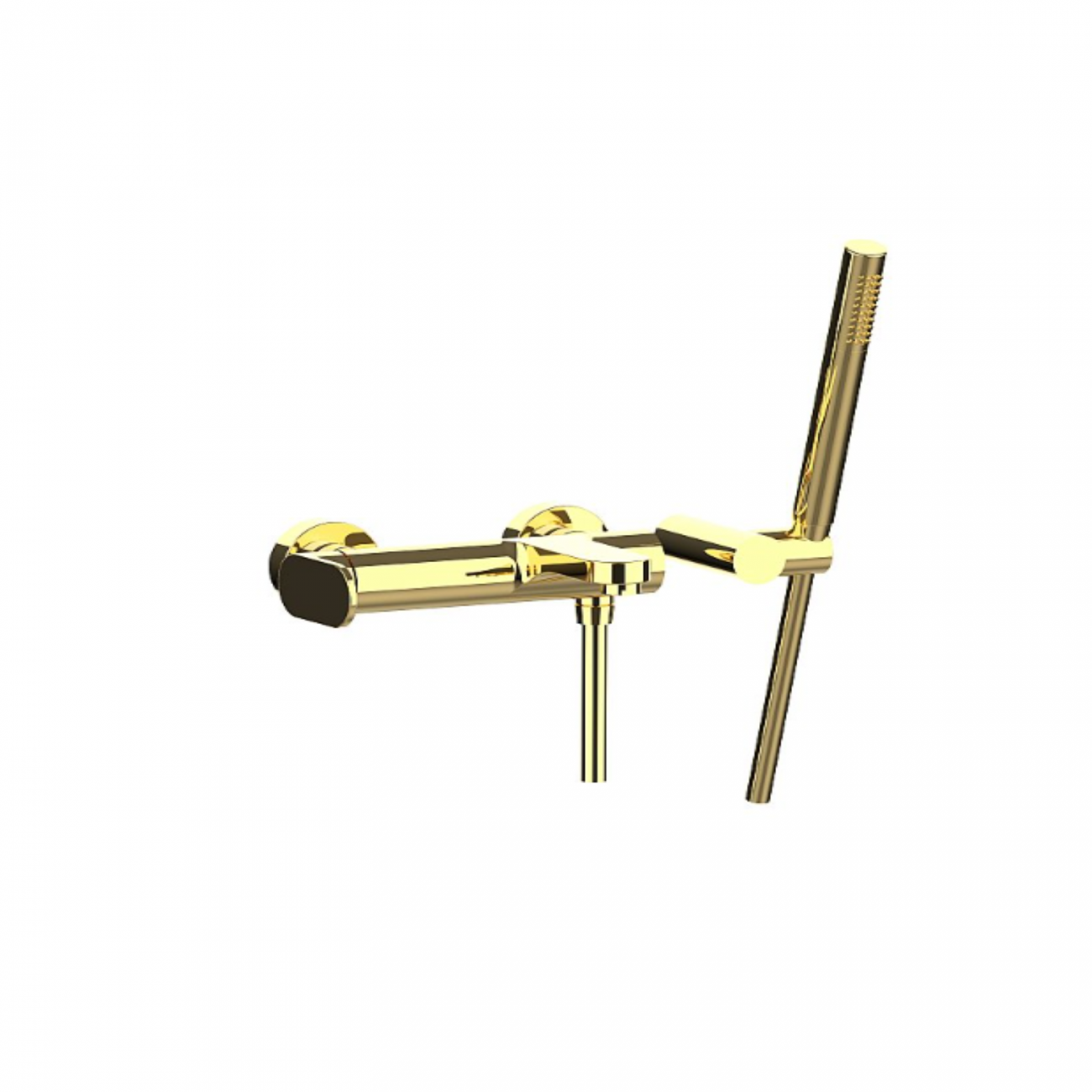 F.lli Frattini Lea, External single-lever bath mixer with duplex shower