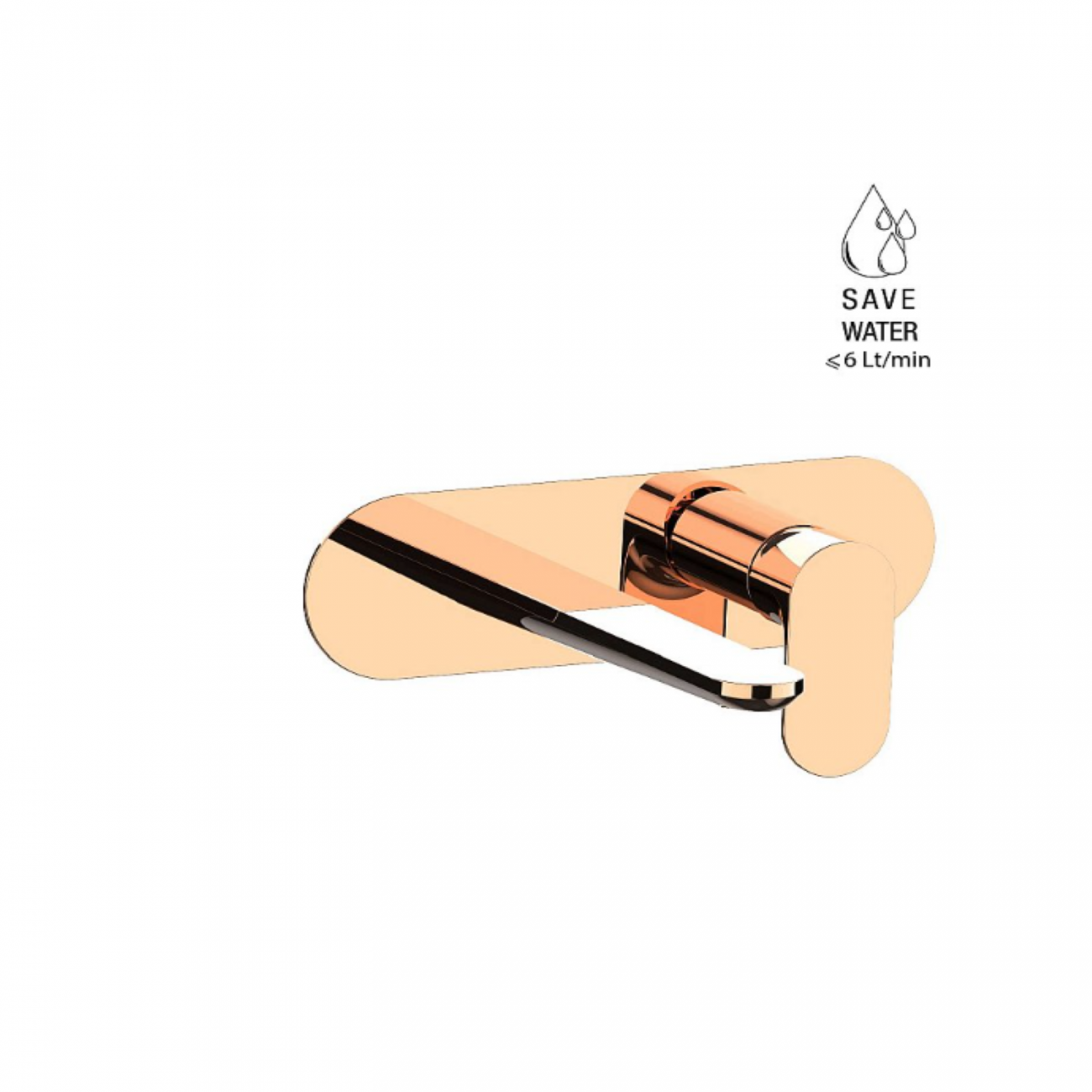 F.lli Frattini Lea, Batterie de lavabo mural sans décharge