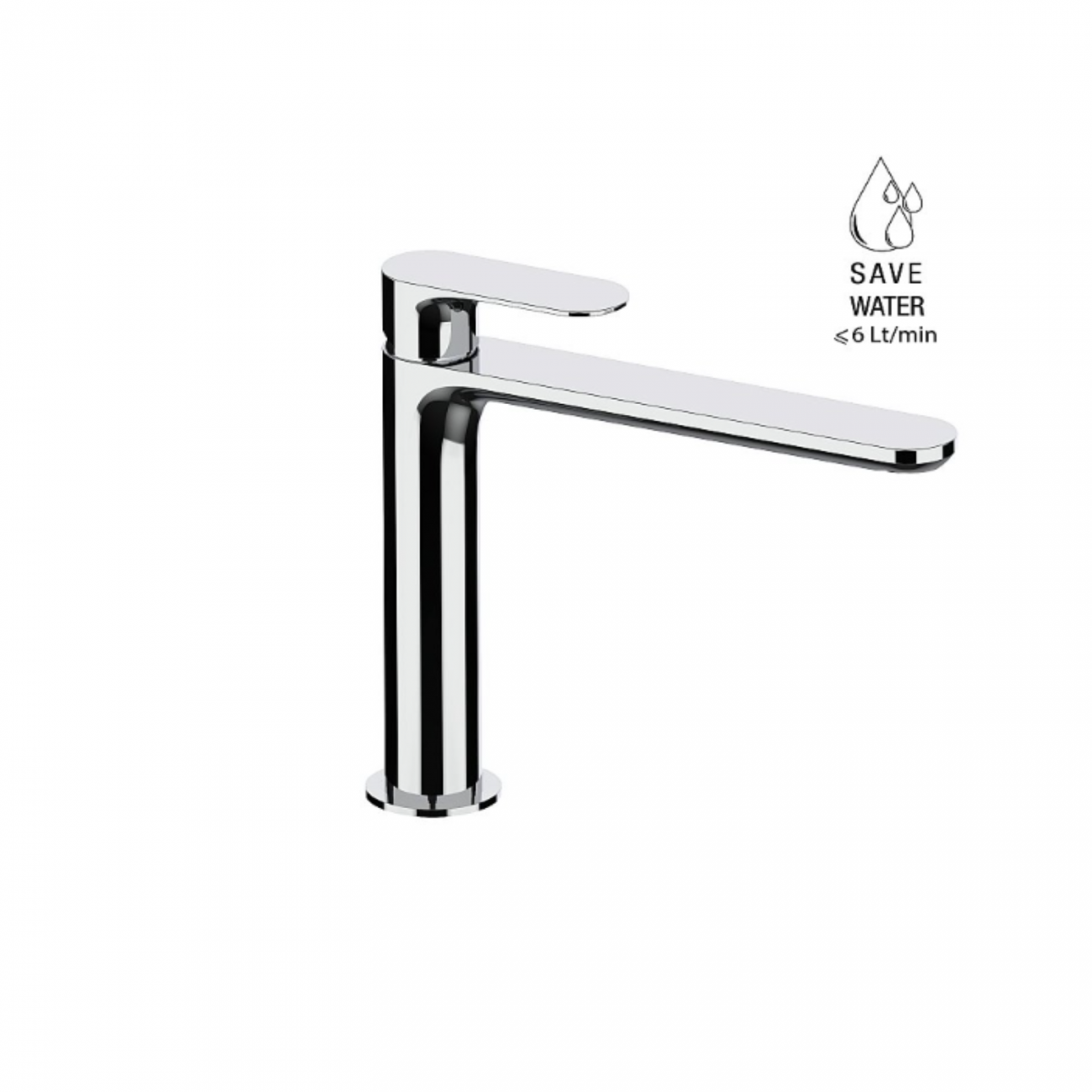 F.lli Frattini Lea, Medium version single-lever washbasin mixer without waste