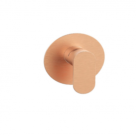 F.lli Frattini Lea, Mitigeur de douche à encastrer complet, plaque en laiton