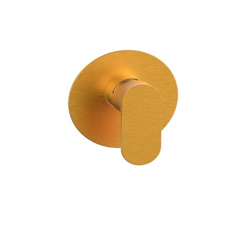 F.lli Frattini Lea, Complete built-in single-lever shower mixer, brass plate