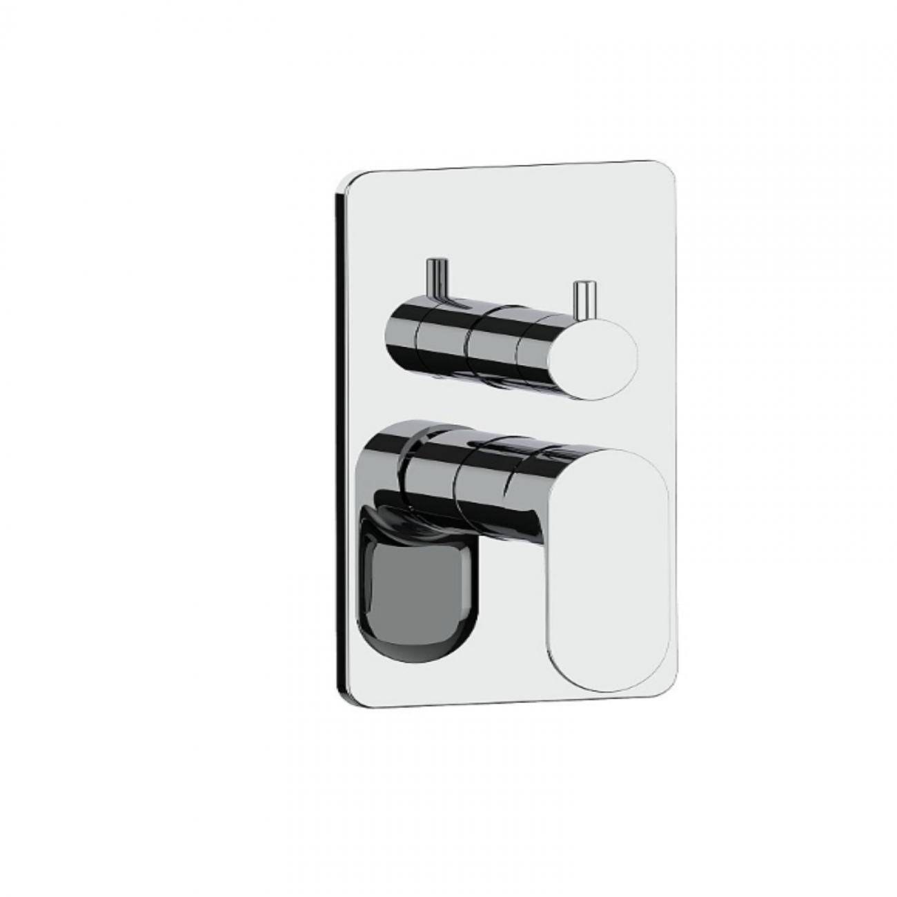 F.lli Frattini Lea, Single-lever recessed 2-way, ABS plate