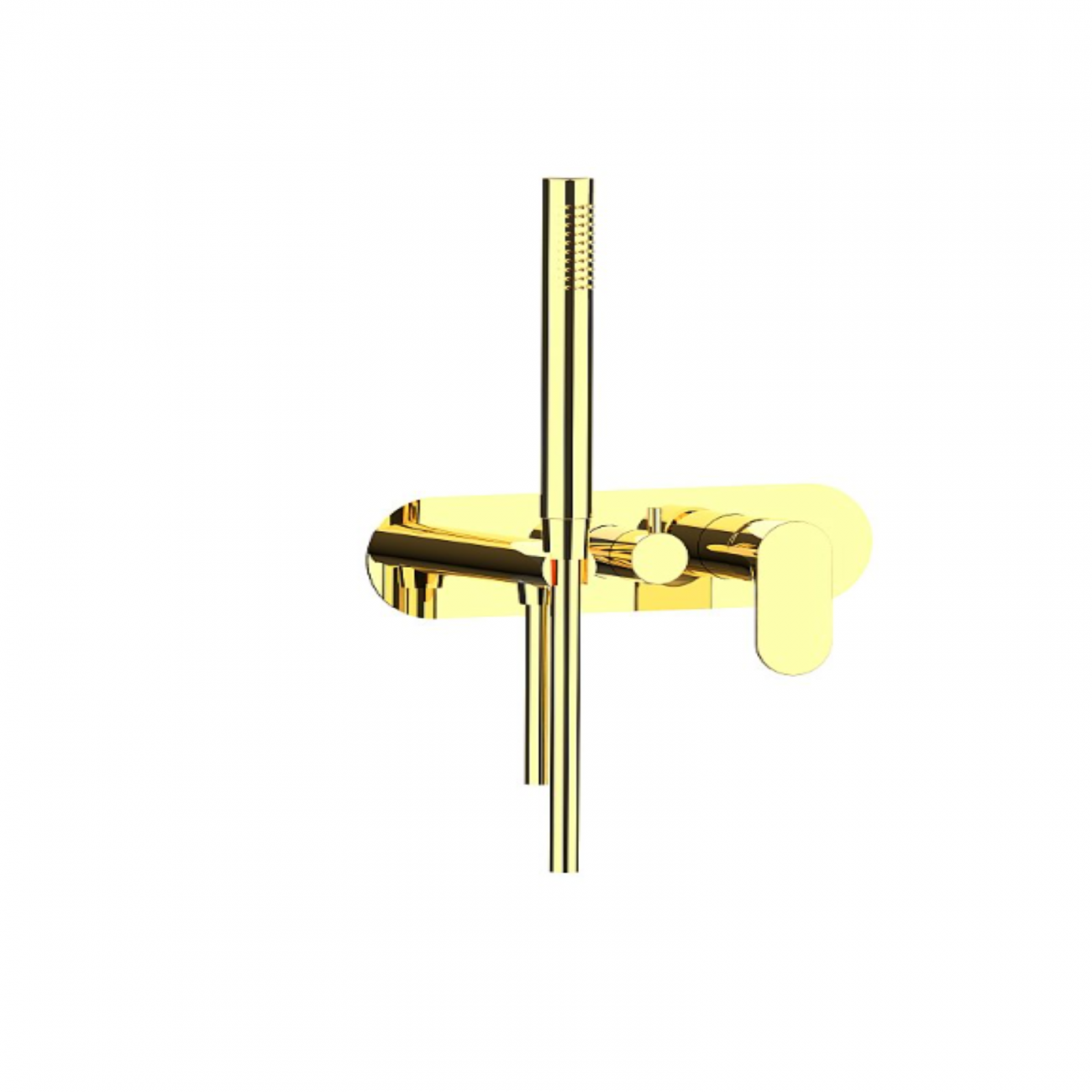 F.lli Frattini Lea,  Monocommande encastré avec déviateur 2 voies avec douche fixe au repos