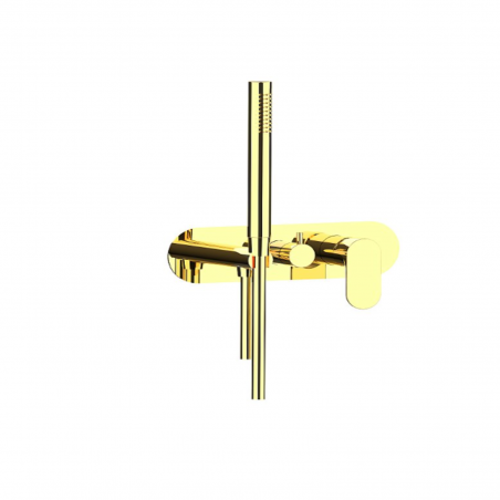 F.lli Frattini Lea,  Monocommande encastré avec déviateur 2 voies avec douche fixe au repos