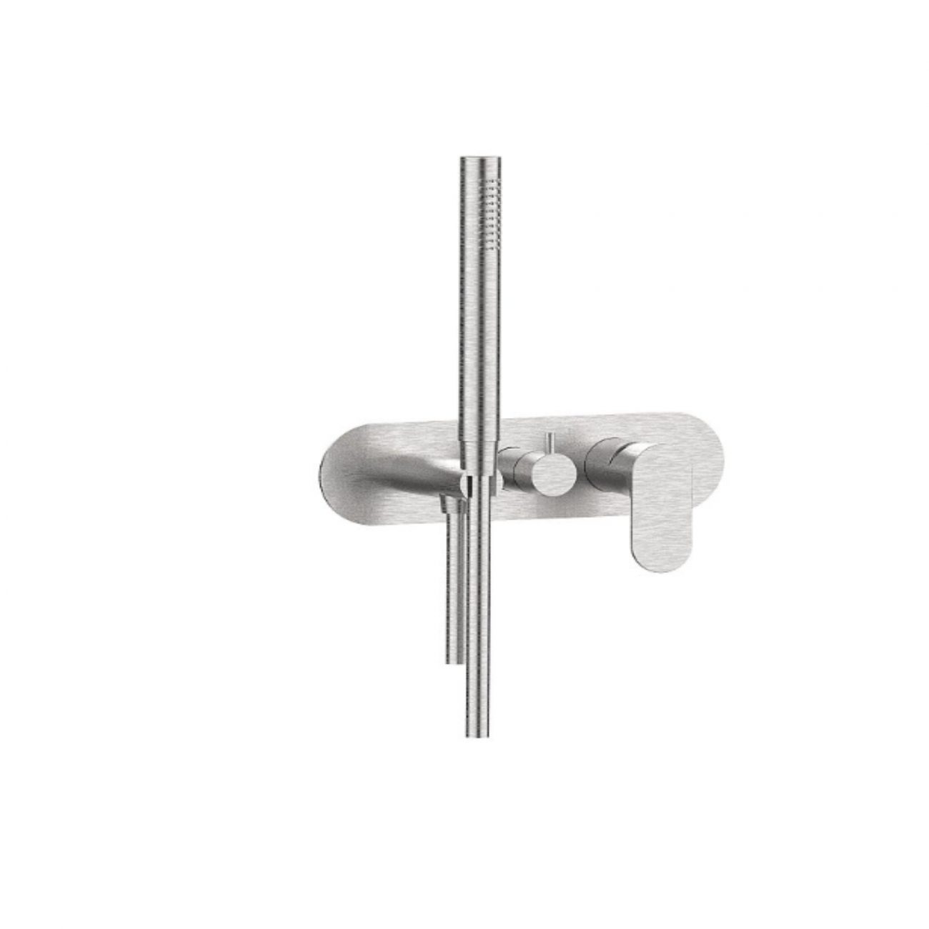 F.lli Frattini Lea,  Monocommande encastré avec déviateur 2 voies avec douche fixe au repos