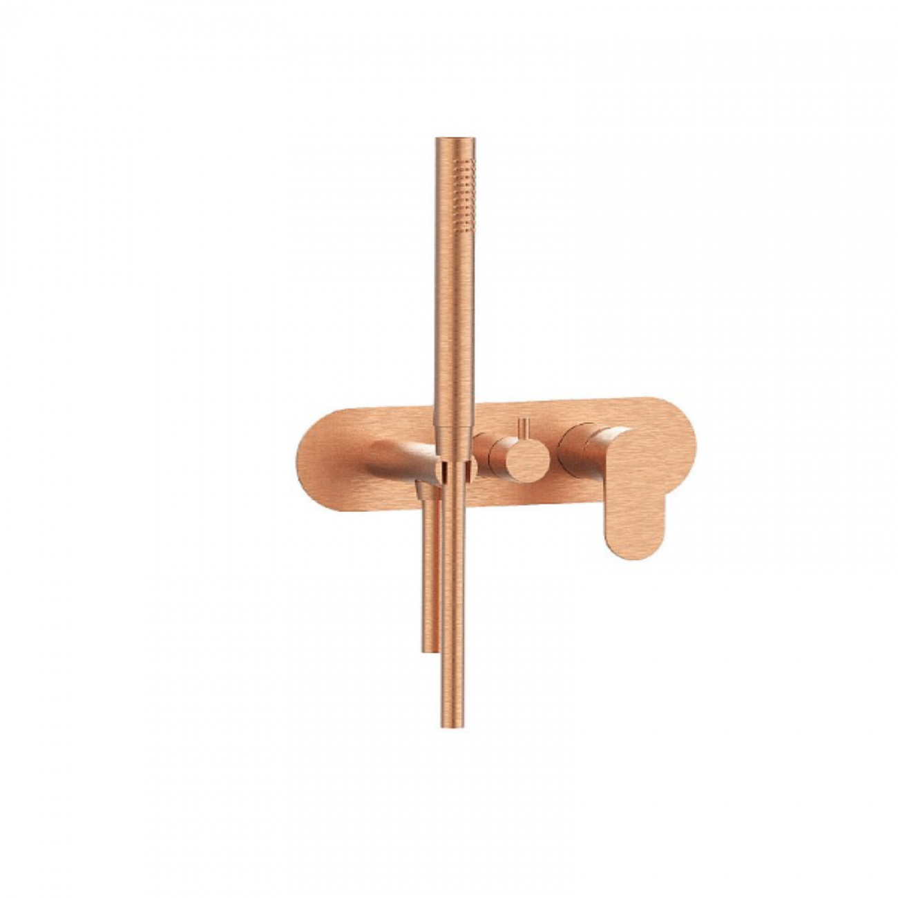 F.lli Frattini Lea,  Monocommande encastré avec déviateur 2 voies avec douche fixe au repos