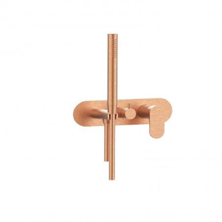 F.lli Frattini Lea,  Monocommande encastré avec déviateur 2 voies avec douche fixe au repos