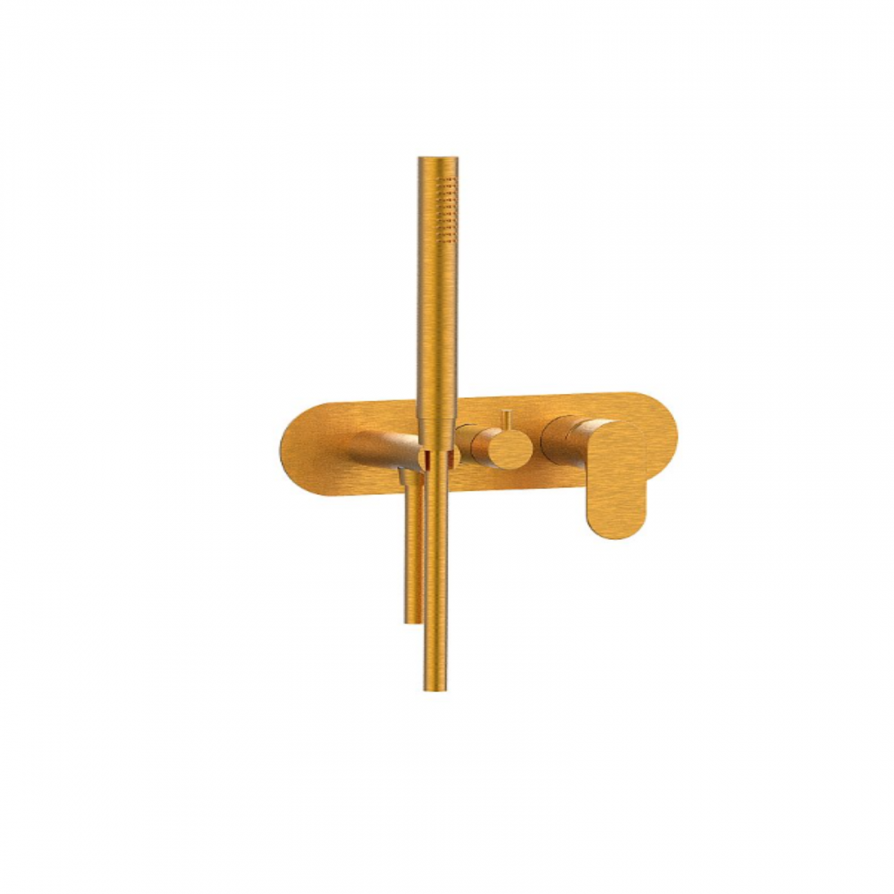 F.lli Frattini Lea,  Monocommande encastré avec déviateur 2 voies avec douche fixe au repos