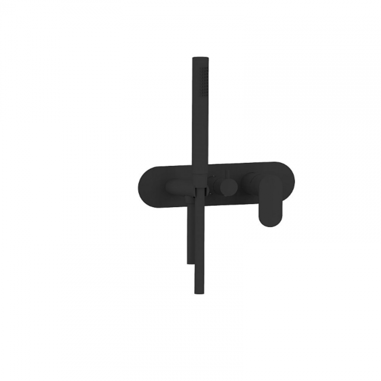 F.lli Frattini Lea,  Monocommande encastré avec déviateur 2 voies avec douche fixe au repos