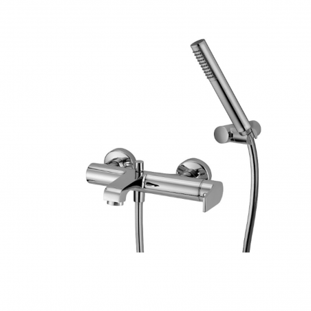 F.lli Frattini Gioia, External single-lever bath mixer with duplex shower