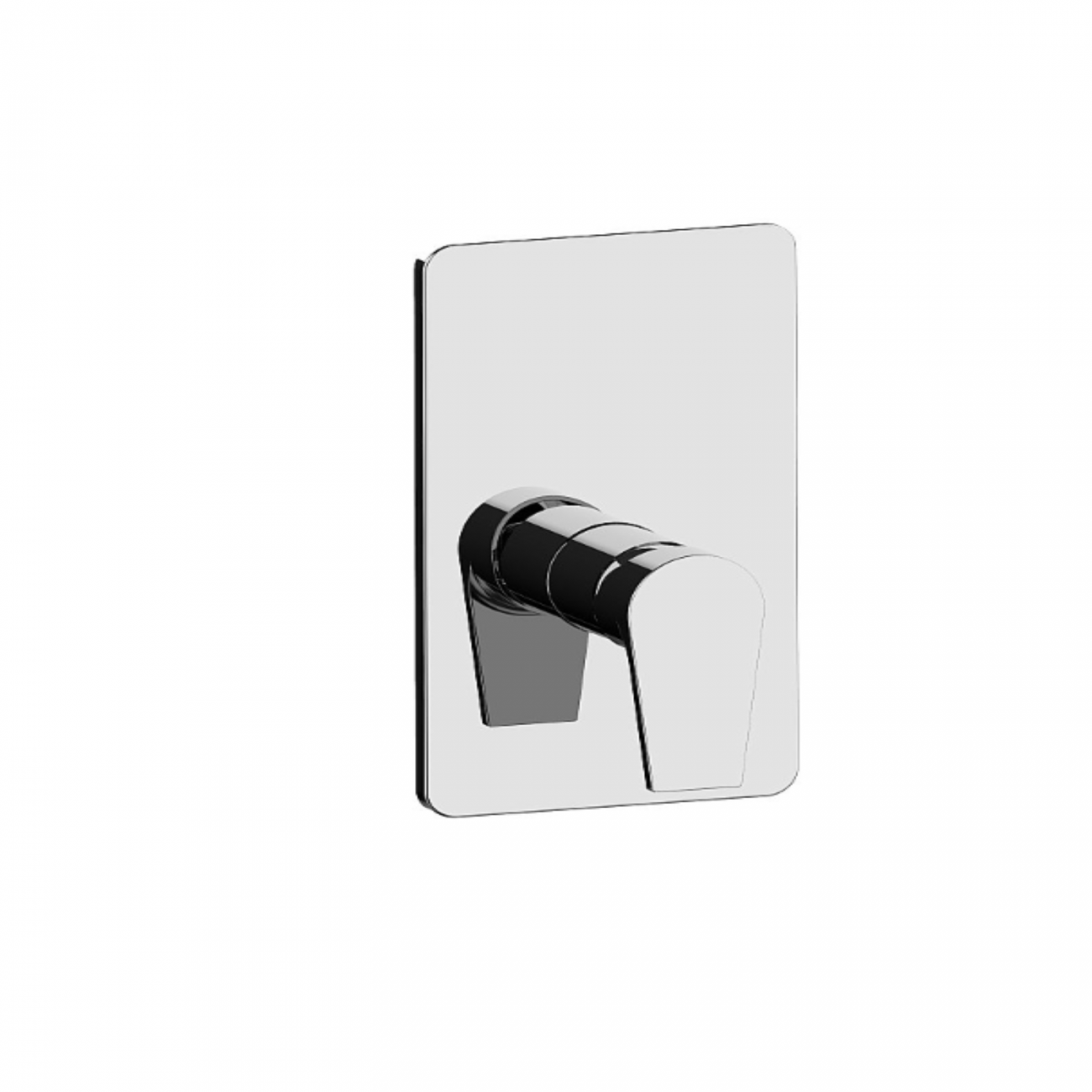 F.lli Frattini Gaia, External visible components 1-way built-in mixer, ABS plate