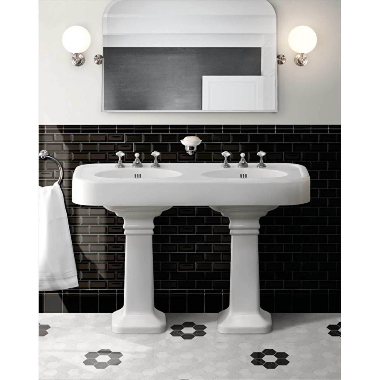 Devon&Devon Wide Blues Double Basin, Lavabo doppio