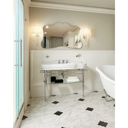 Devon&Devon Melody, Console with top and white ceramic sink