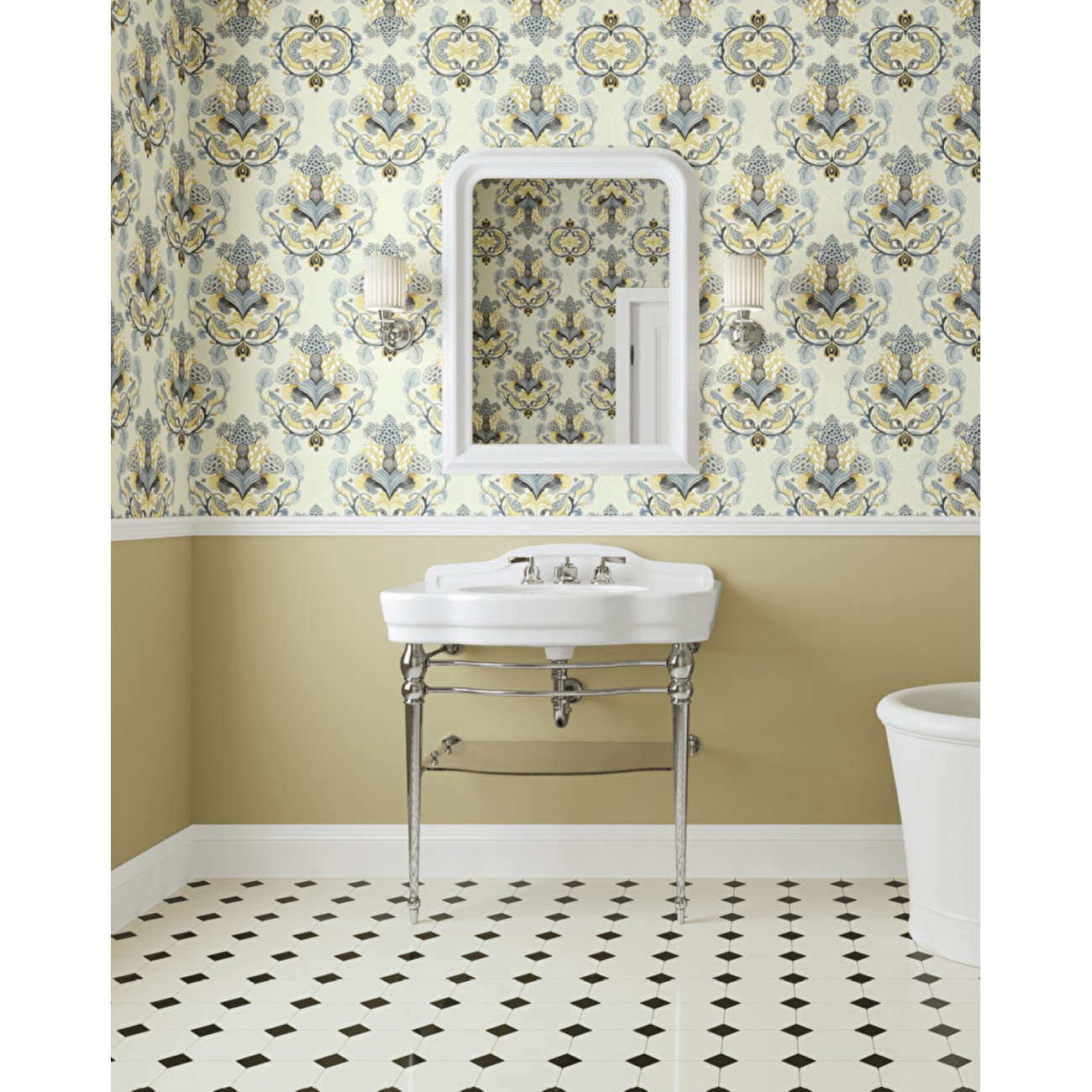 Devon&Devon Melody Junior, Consolle con piano in Ceramica Bianca