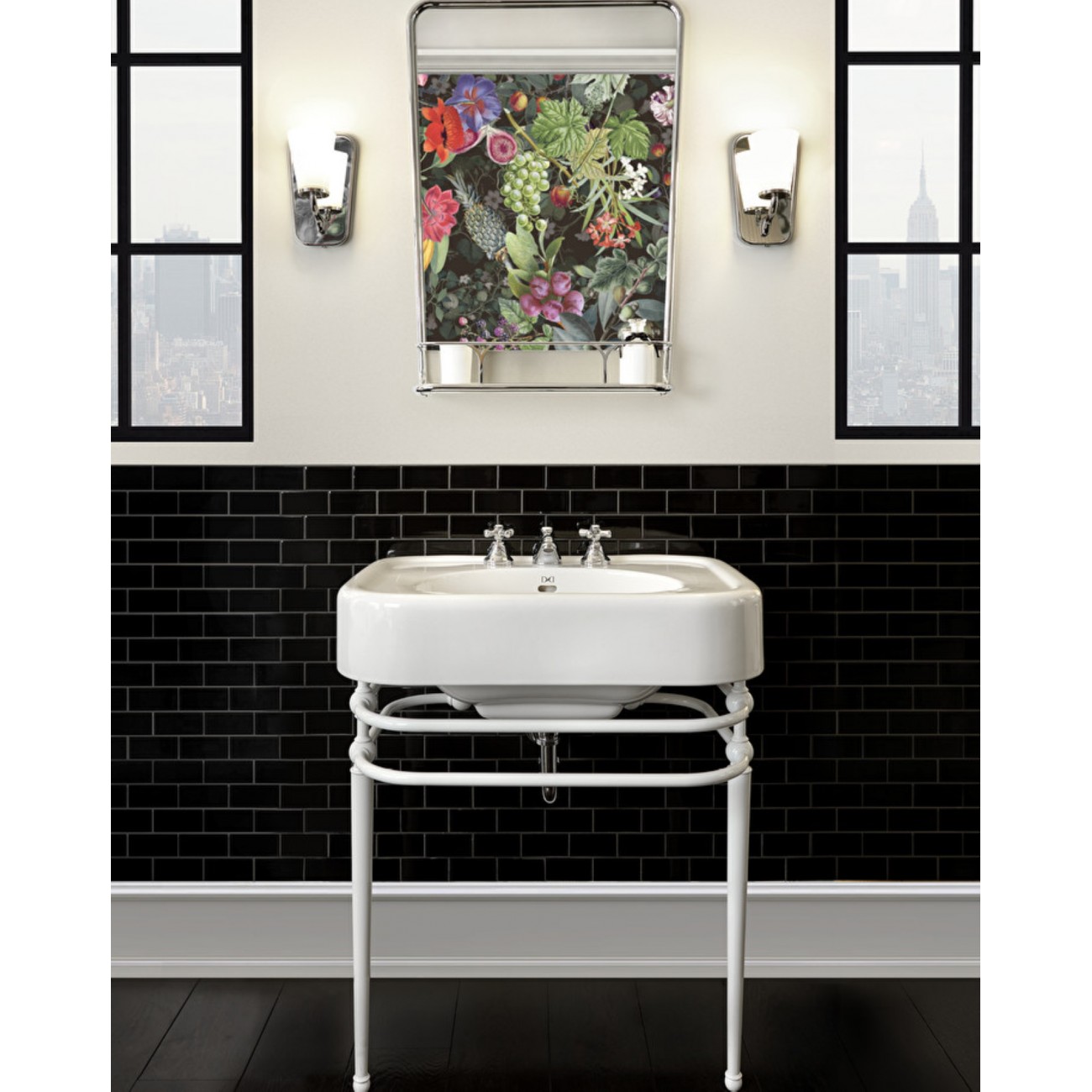 Devon&Devon Single Memphis, Consolle per lavabo Blues