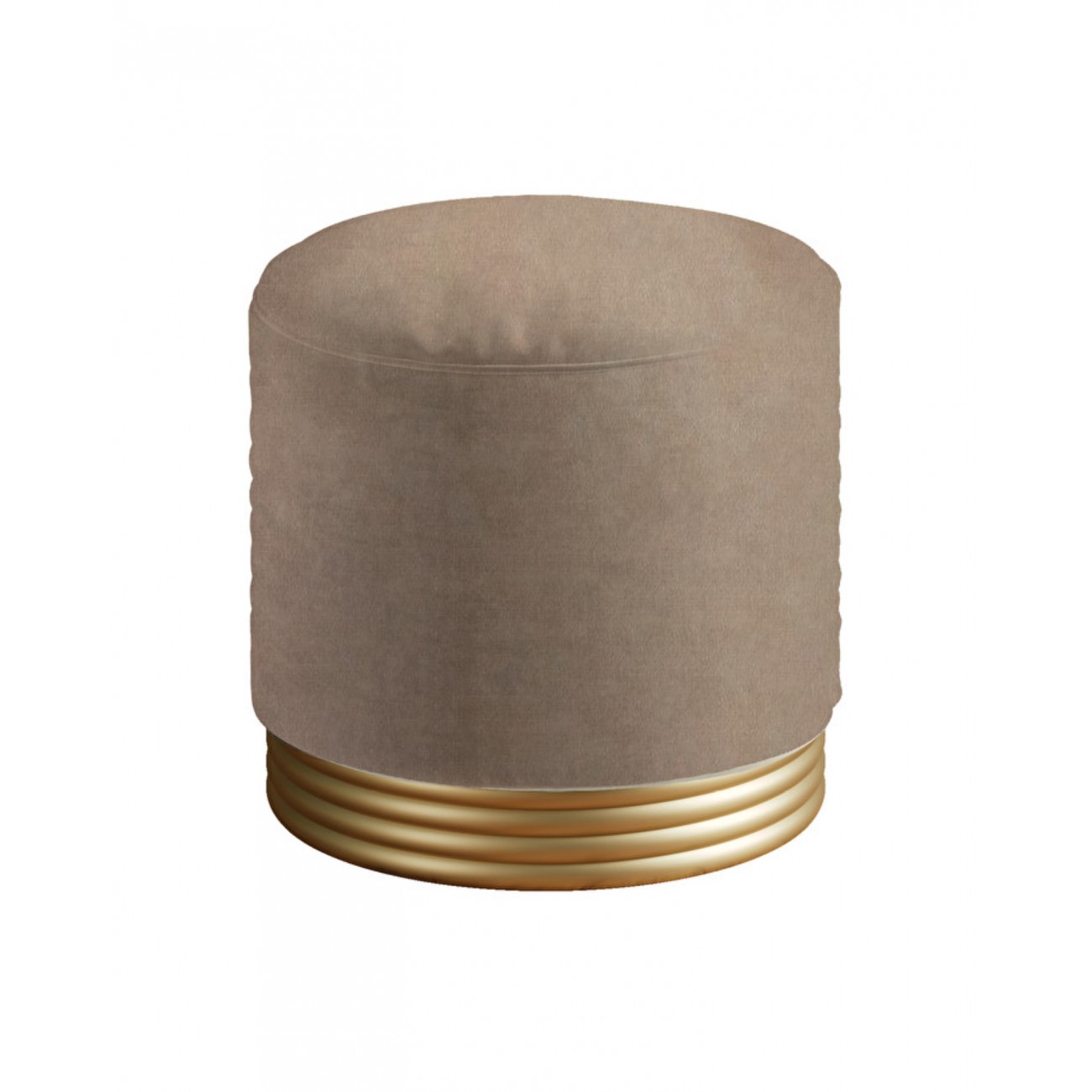 Devon&Devon Zelda, Makeup cabinet with matt satin brass profile, silver mirror, extra cremo marble top