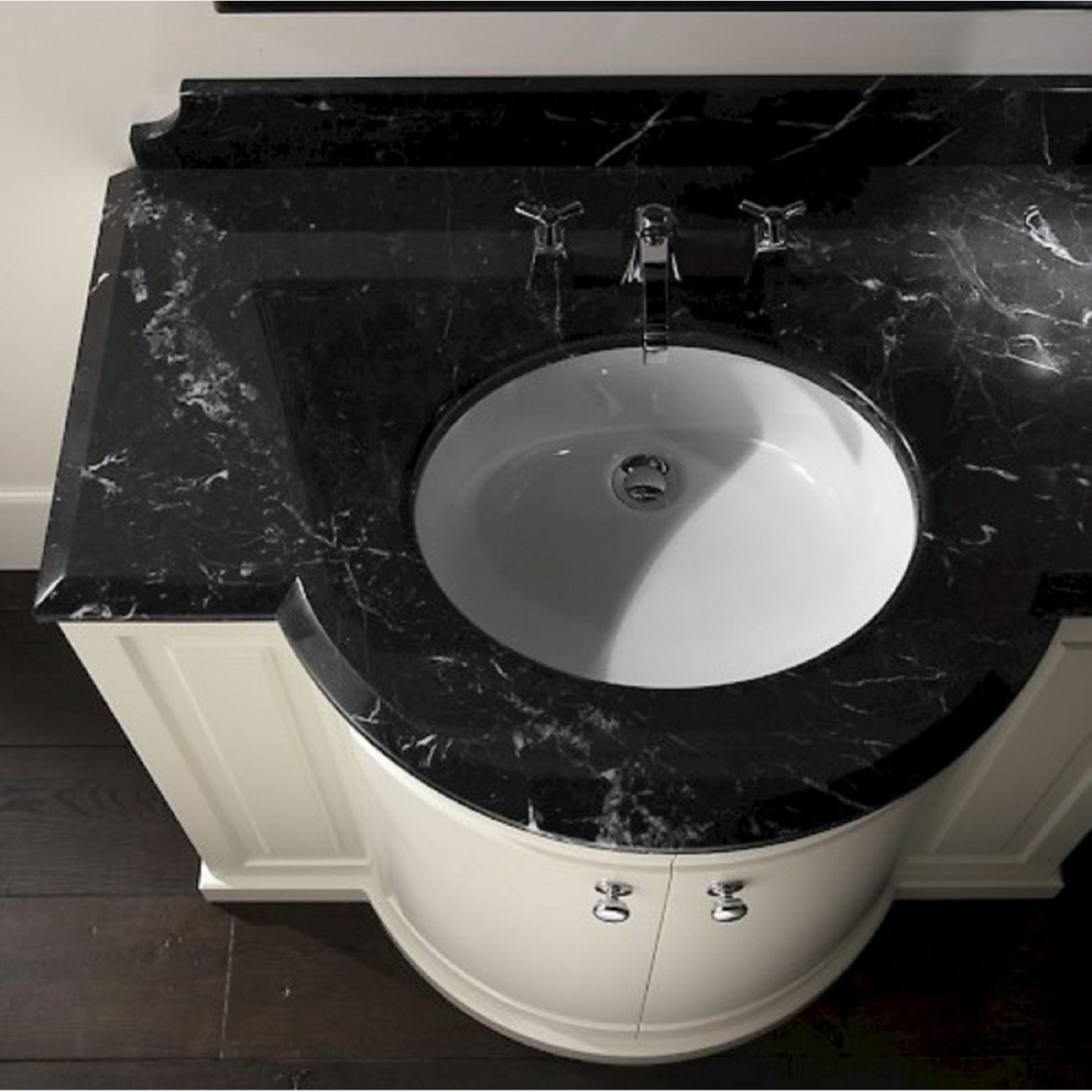 Devon&Devon Clarence, Porte-meuble avec plateau en marbre