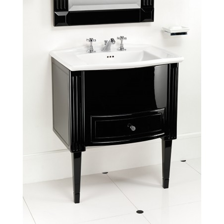 Devon&Devon Domino Vanity Unit, Washbasin cabinet with semi-recessed basin